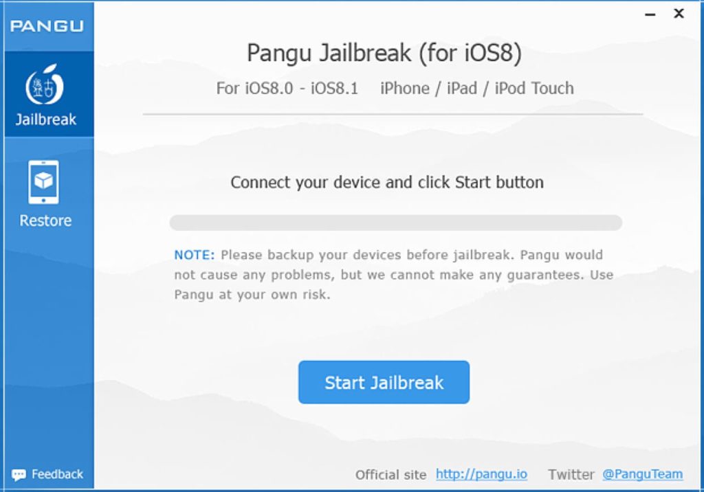 pangu jailbreak OS8.0